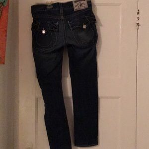 True Religion Denim Jeans with large pocket detail